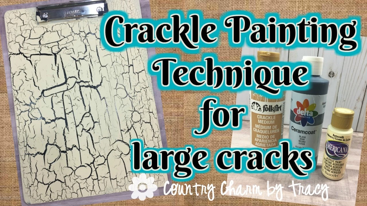 Video Crackle Paint Effect